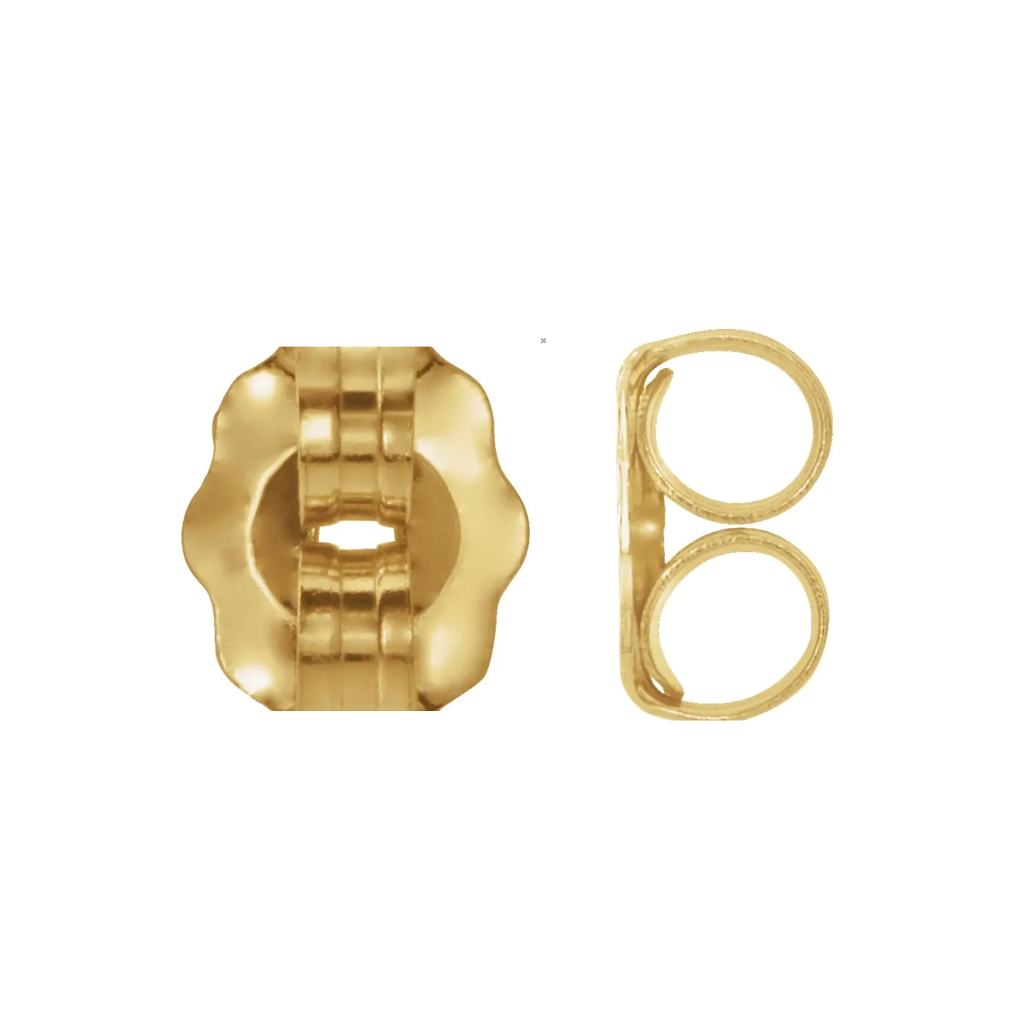 14K Solid Gold Threaded Earring Back Replacements