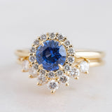 1.20ct Marisol Blue Sapphire & Diamond Engagement Ring