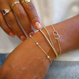 14K gold bracelets