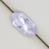 2.58ct Hexagon Opalescent White Sapphire