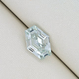 1.57ct Hexagon Soft Blue Sapphire