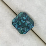 2.54ct Radiant Teal Sapphire