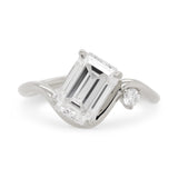 Venus Emerald Cut Moissanite Engagement Ring