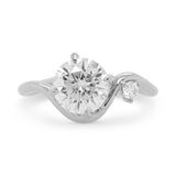 Venus Round Moissanite Engagement Ring