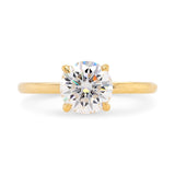 1.5ct Vera Round Moissanite Solitaire Engagement Ring