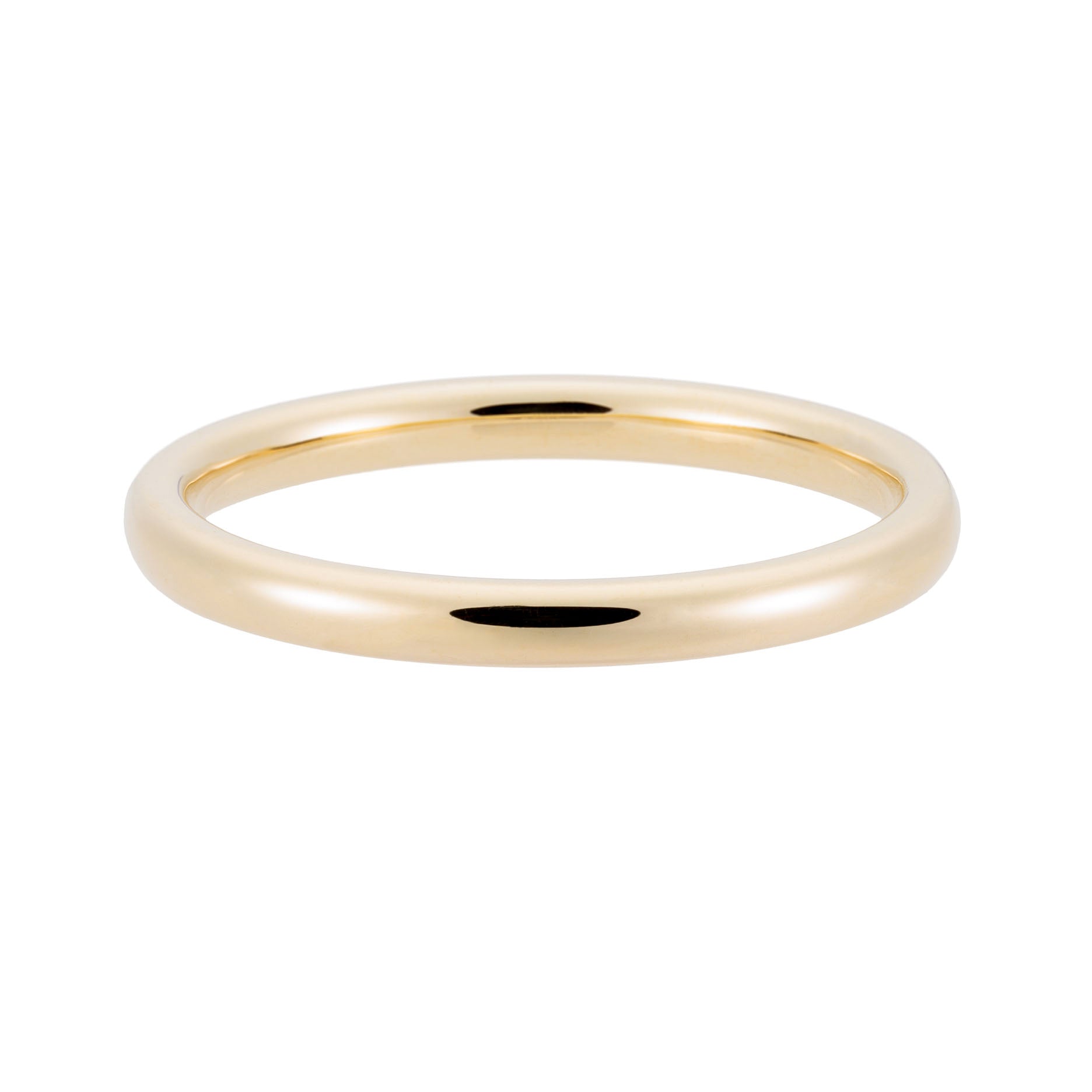 2mm Classic Domed Wedding Band - Valerie Madison