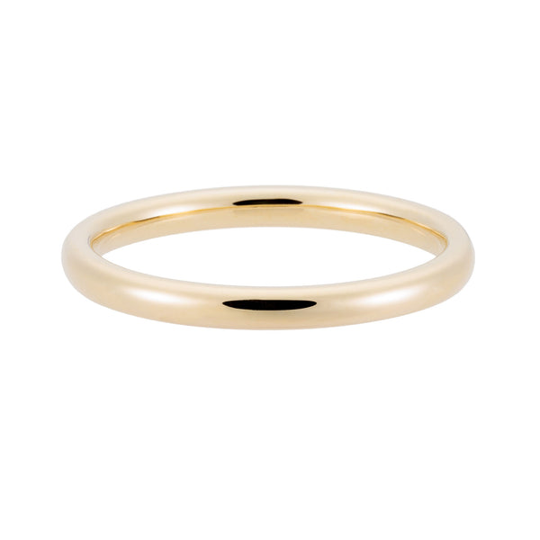2mm Classic Domed Wedding Band - Valerie Madison