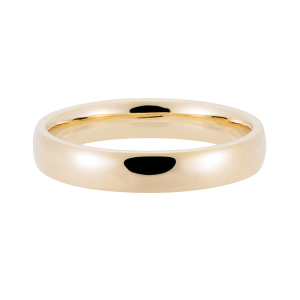 4mm Classic Domed Wedding Band - Valerie Madison
