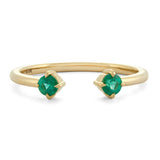 Dua Emerald Ring
