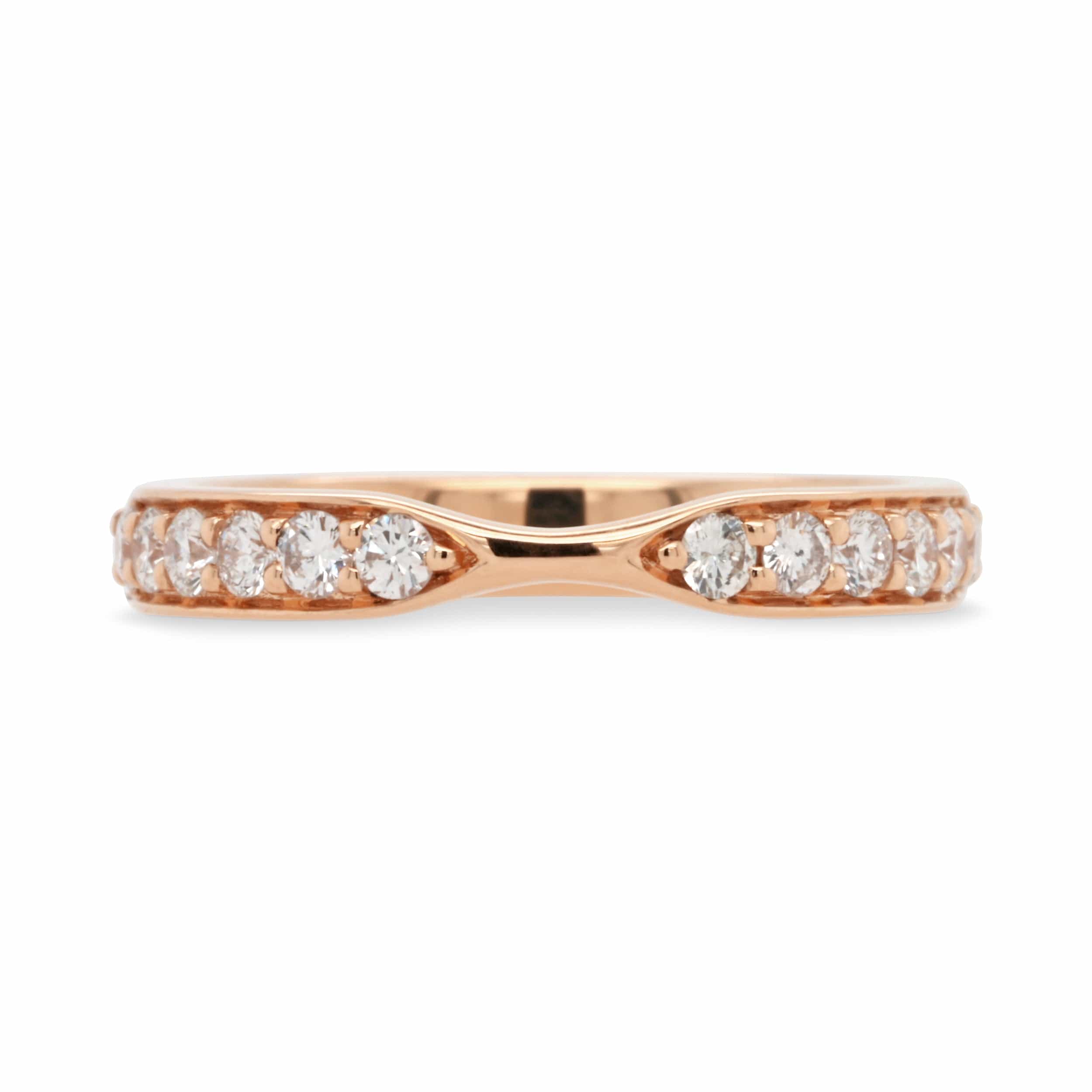 Pavé Diamond Pinched Band