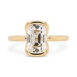 2.09ct Thalia Antique Cut Cushion Diamond Engagement Ring